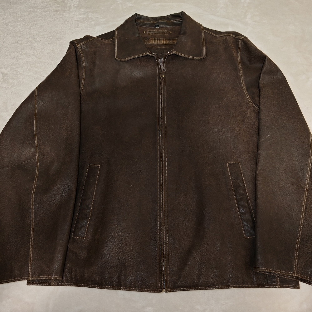 Britches Brown Leather Jacket